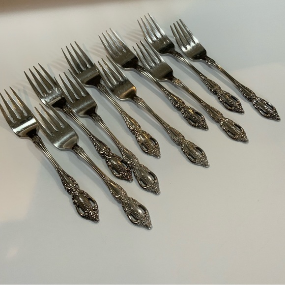 Oneida Dining Oneida Cube Heirloom Michelangelo Salad Forks